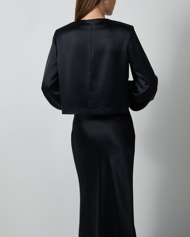 Wakakuu Icons Blouse Darcy Satin Black M