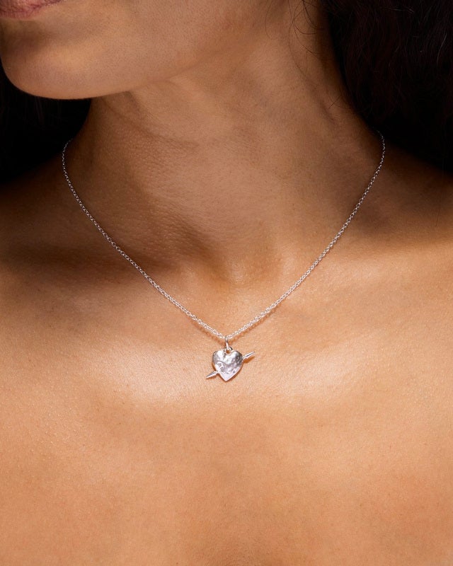 Maria Nilsdotter Tuvstarr’s Heart Necklace Silver ONESIZE