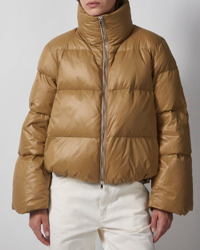 Wakakuu Icons Jacket Storm Puffer Short Beige XS