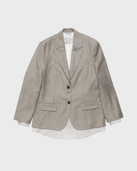 Blazer Layered Suit Grey 1