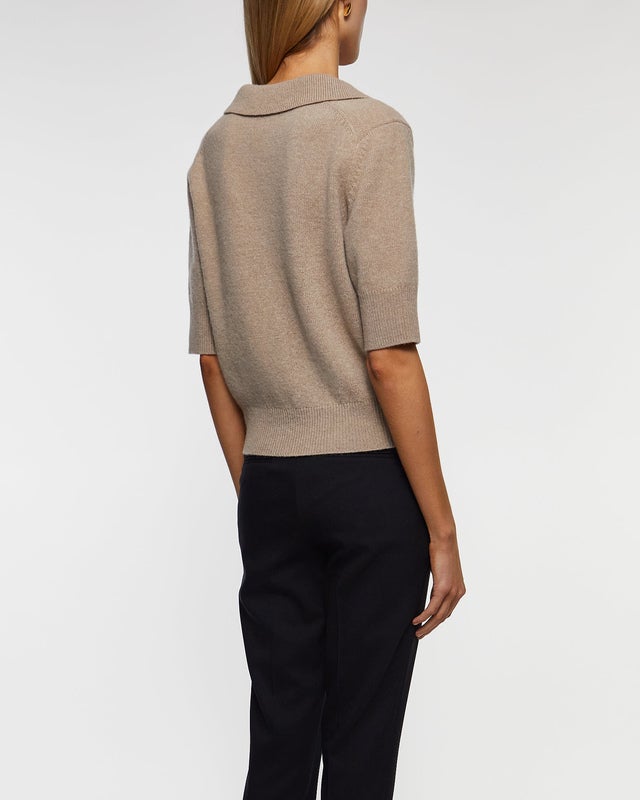 Wakakuu Icons Top Lisabon Wool Cashmere Sand S