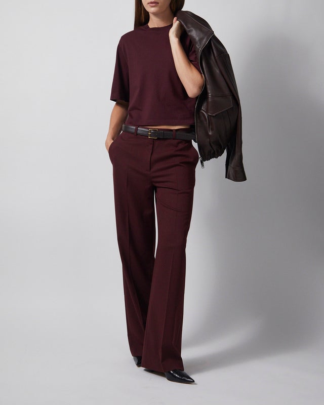 Wakakuu Icons Trousers Cabo Flap Burgundy L