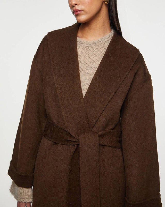 By Malene Birger Coat Trullem Brown 42