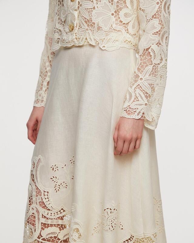 Ulla Johnson Kjol Rae Beige US 2 ( EUR 34)