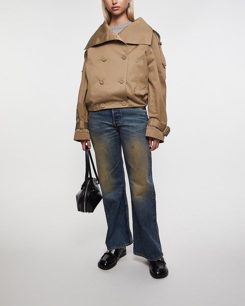 Jacket Twill Trench Beige 2
