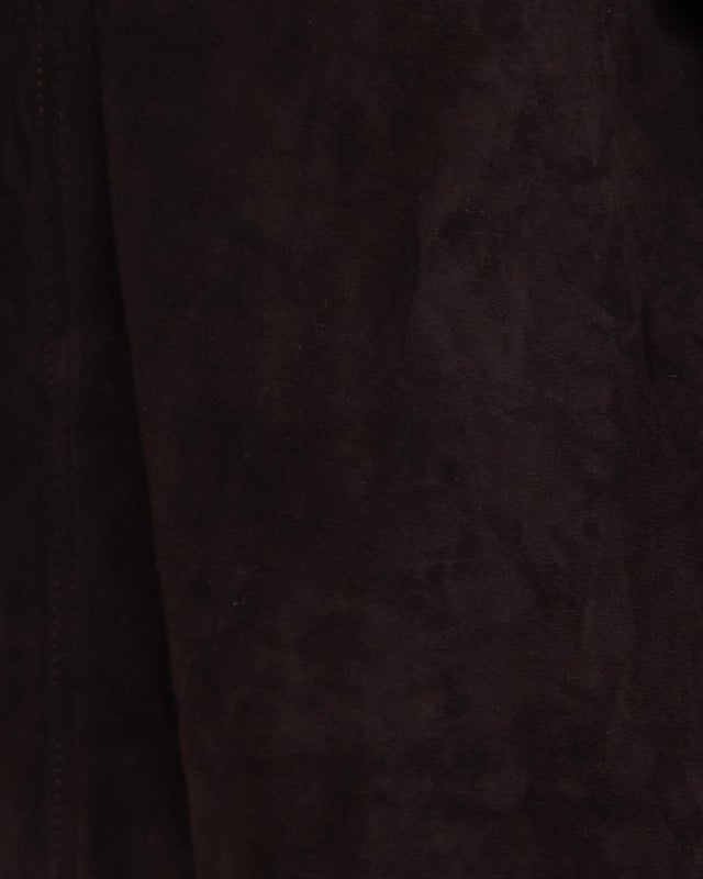 Almada Label  Coat Sienna Suede Chocolate M