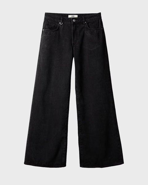 Jeans Milla Wide Washed Black 1