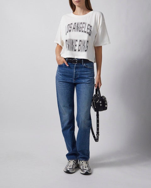 T-shirt Johnny Cropped Ecru 2