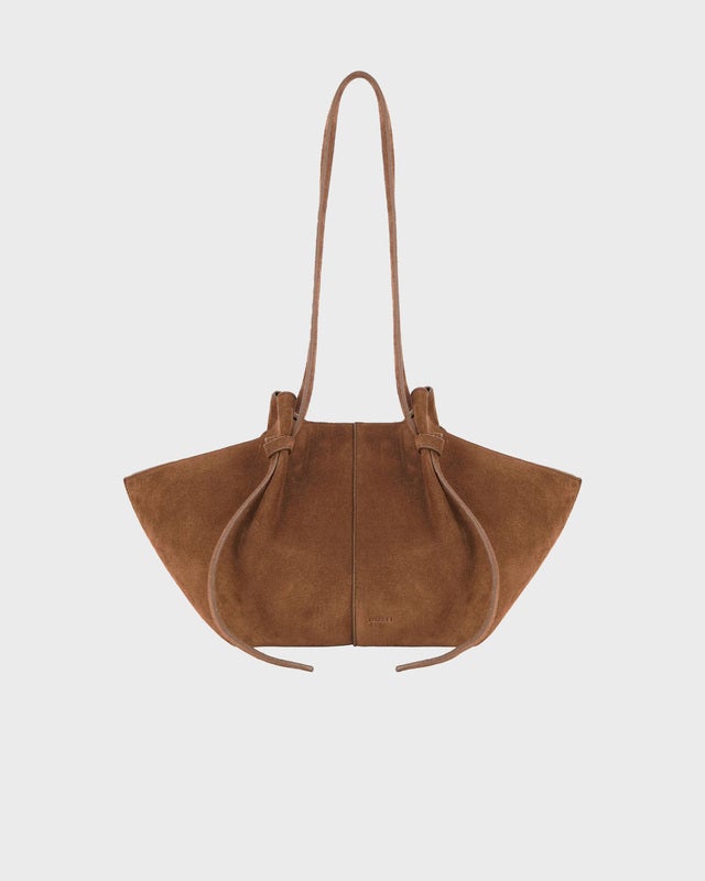 YUZEFI Mochi Suede Bag Cognac ONESIZE