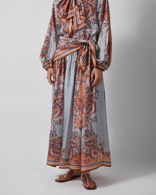 Zimmermann Skirt Midi Aster Scarf 0 (XS-S)