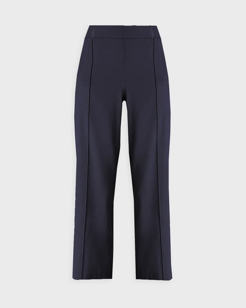 Byxor Linen-Blend Tapered Pull-On Blå 1