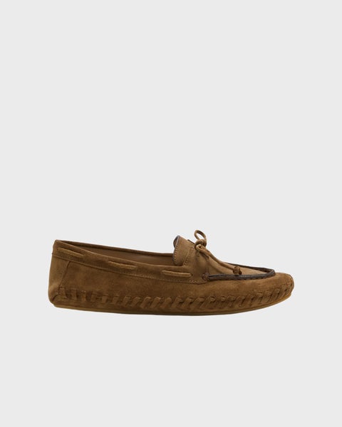 Loafers Driver Moccasin Woven Taupe 1