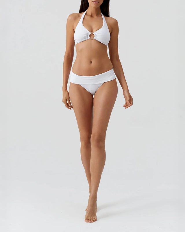 Melissa Odabash Bikini Bottom Brussels White XS
