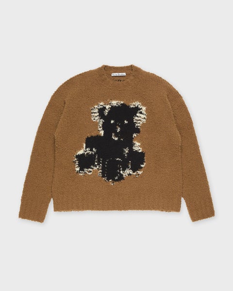 Sweater Crewneck Teddy Wool Beige 1