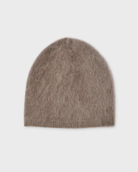 Brushed Beanie Cashmere  Brown ONESIZE 1