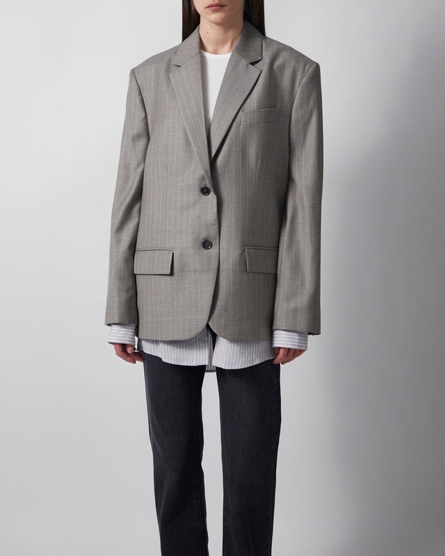 Acne Studios Blazer Layered Suit Grey 34