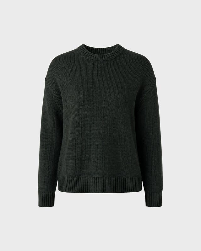 Jil Sander Jumper Bias Knitted CN Dark Green IT 44 (EUR 40)