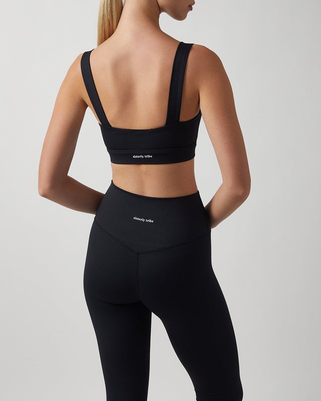 Sisterly tribe Top Softsculpt Sweetheart  Black XL