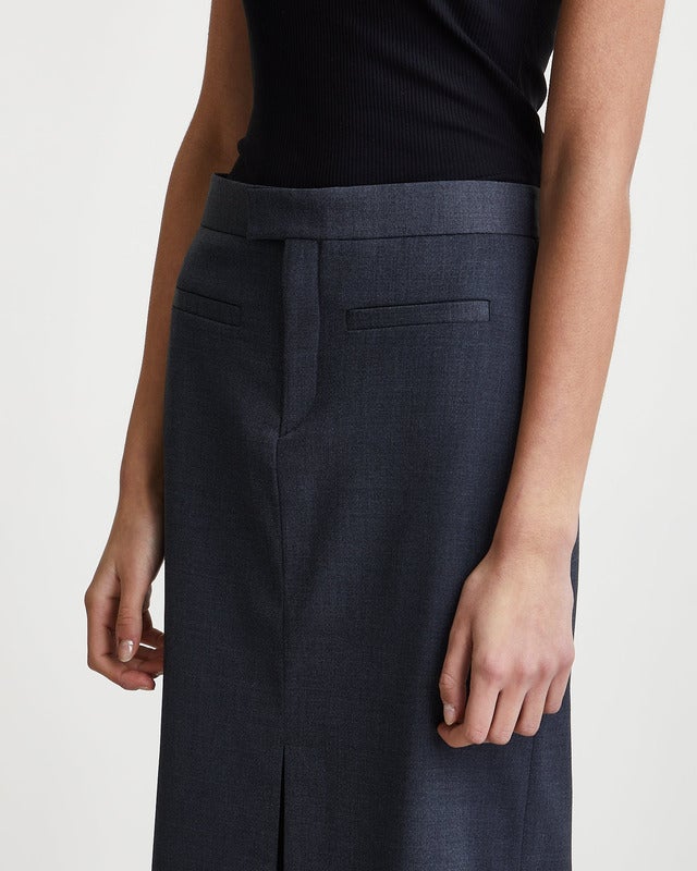 Filippa K Kjol Long Tailored Mörkgrå 38