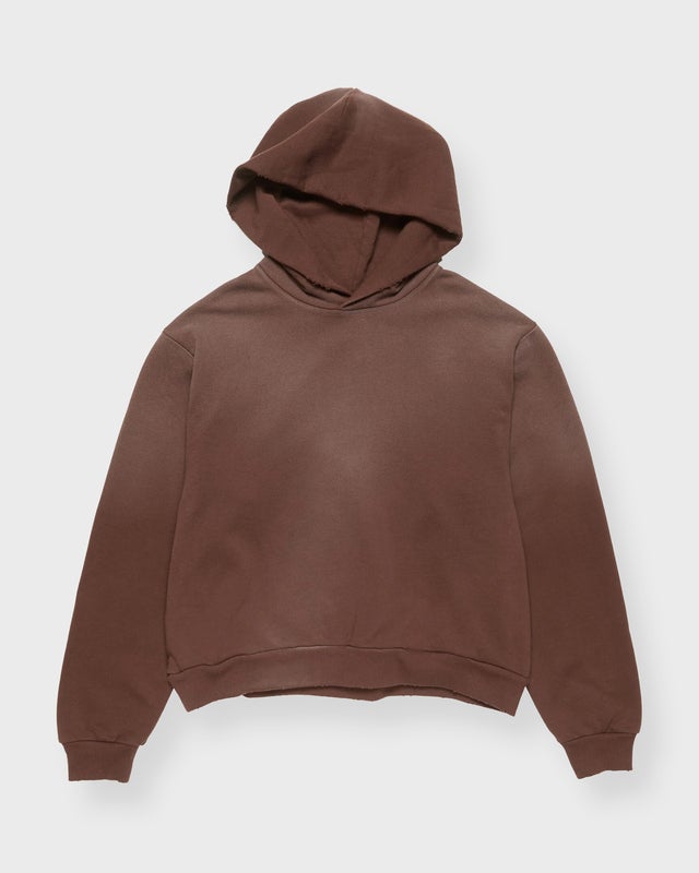 Acne Studios Hoodie Logo Chocolate XS-S