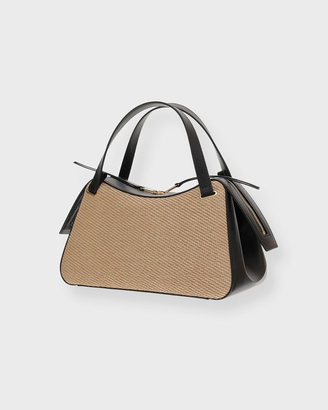 Jil Sander Bag Raffia-Panelled Top Handle Natural ONESIZE