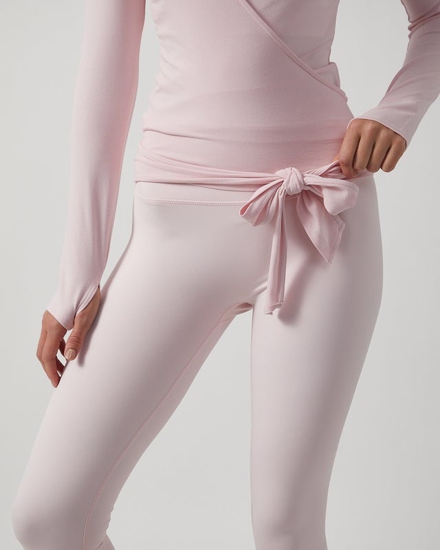 Sisterly tribe Top Soft Ballet Wrap Light pink XL