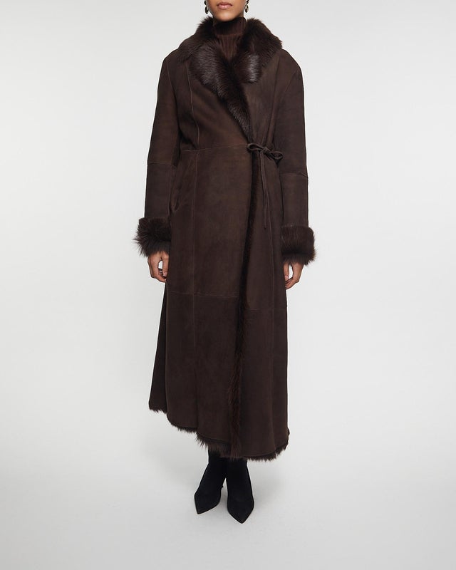 Nour Hammour Coat Joni Brown FR 34 (EUR 32)