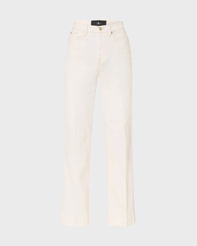 7 For All Mankind Jeans Modern Dojo Soleil White 24