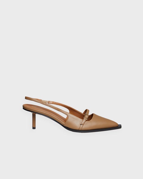 Slingbacks Mira Hazelnut Nappa Brown 1