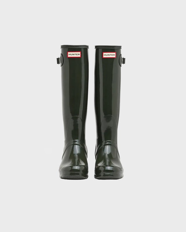 Hunter Boot Original Tall Gloss Dark Green 7