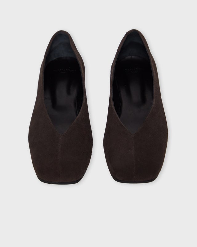 Wakakuu Icons Flats Suede Ballet  Brown EUR 39