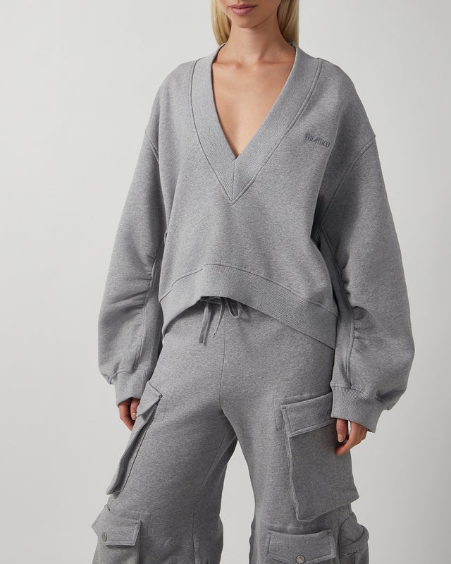 The Attico Sweatshirt faded grey Grey melange IT 44 (EUR 40)