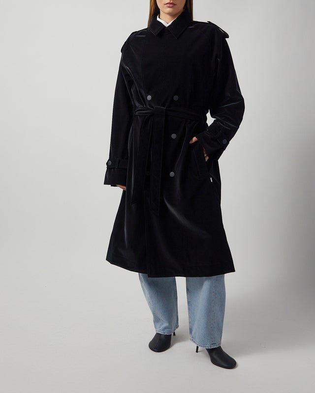 Rains Coat Trench W3 Grey M