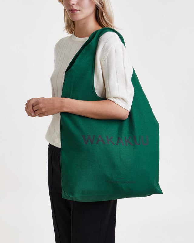 Wakakuu Totebag Wakakuu Green ONESIZE