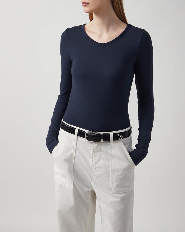 Wakakuu Icons Top Zoe Modal  Navy XL