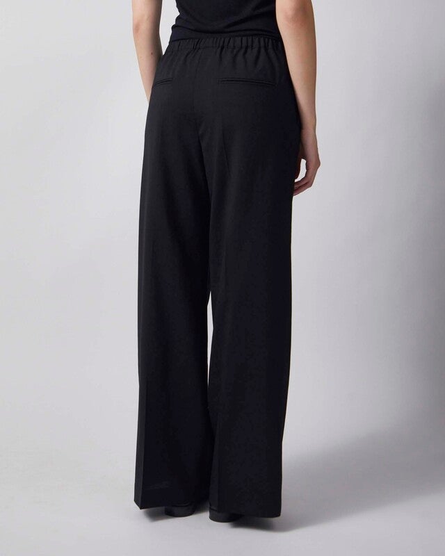 Dagmar Byxor Elastic Wool Svart 38