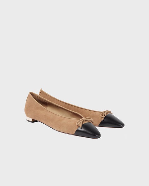 Ballerina Gioia Flat Vit/svart 1