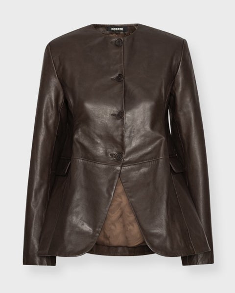 Jacket Flared Leather Mole 1