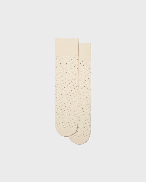 Knee-High Socks Eira Petite Dots Svart/beige  ONESIZE 1