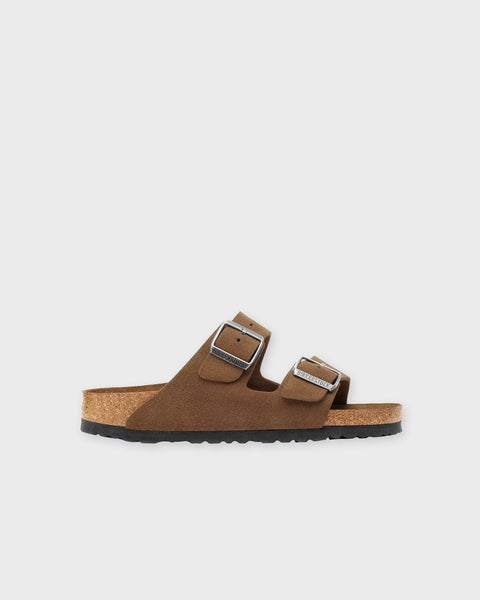 Sandals Arizona Soft Footbed Suede Leather Ljusbrun 1