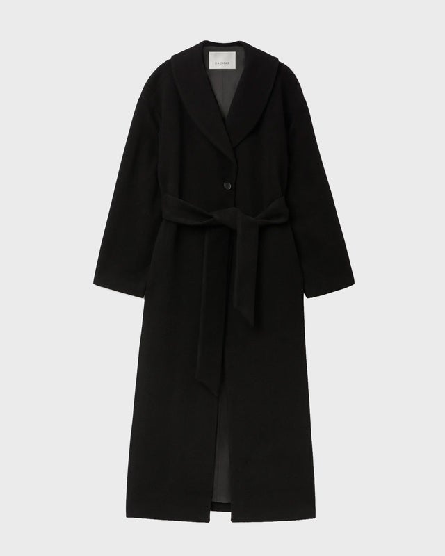 Dagmar Coat Wool Robe Black 34
