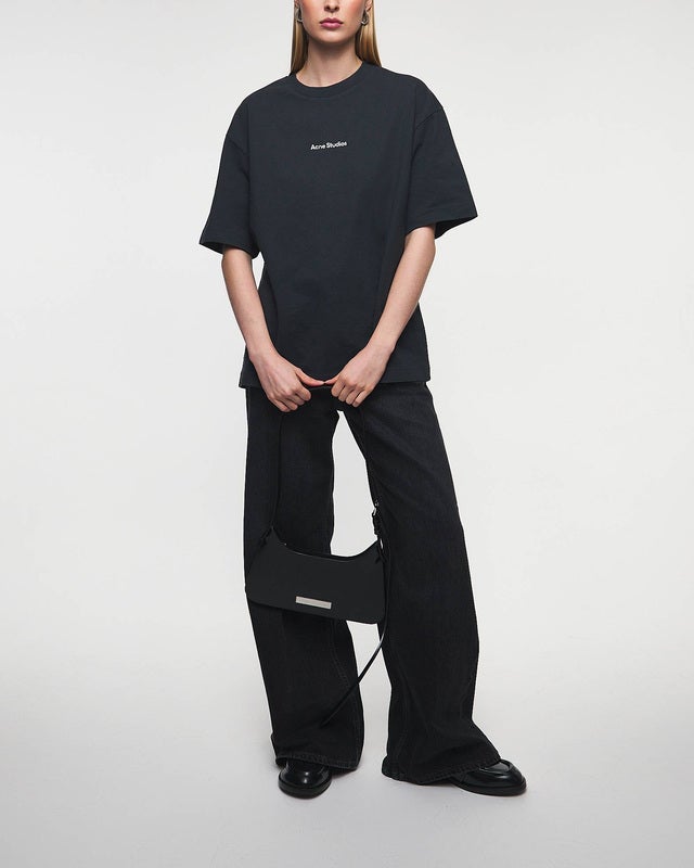 Acne Studios T-Shirt Relaxed Crewneck Svart M