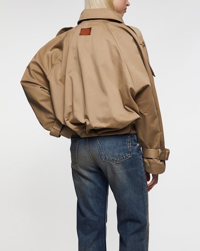 Acne Studios Jacket Twill Trench Beige 34