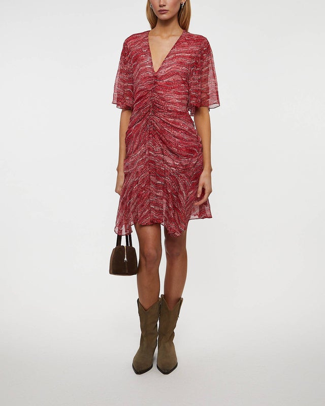 Isabel Marant Étoile Dress Vivienne Red FR 38 (EUR 36)