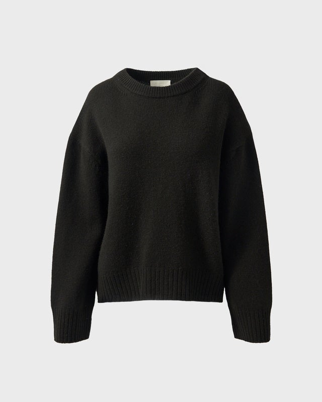 Wakakuu Icons Sweater Cashmere Wool R-neck Dark Green L