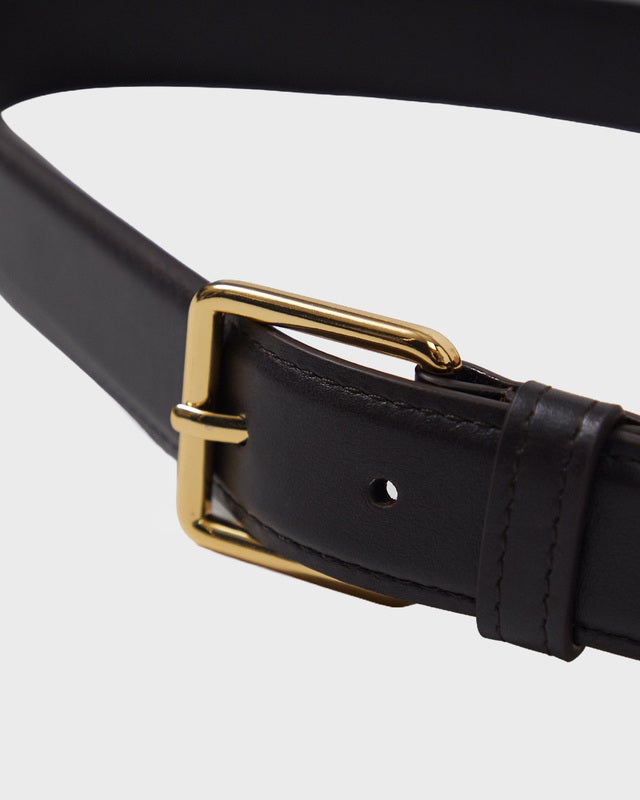 Wakakuu Icons Belt Leather Dark Brown 90