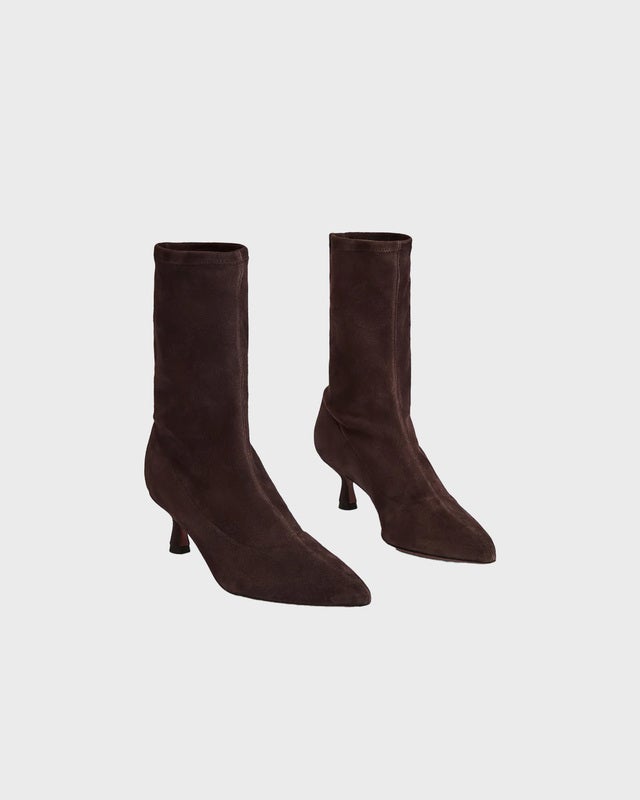 ATP Atelier Boots Cerone Walnut Suede Stretch Brown EUR 41