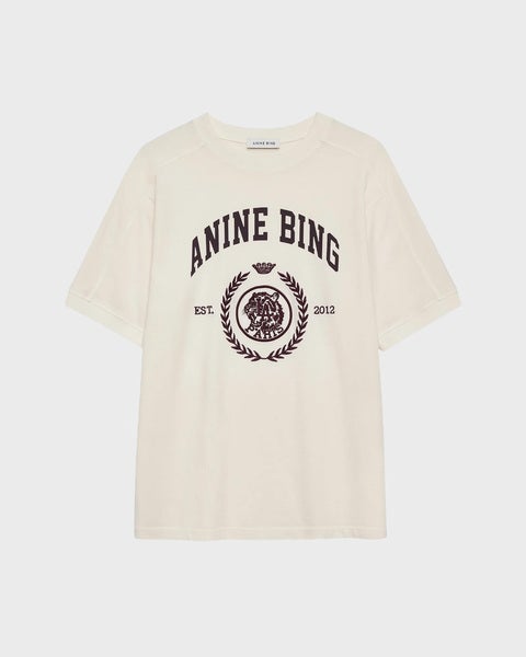 T-shirt Jaylin Tee Collegiate Ecru 1