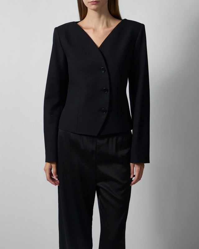 Dagmar Dinner Jacket Curved Front Black 42
