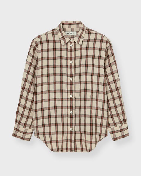 Shirt Oversized Check Red 1